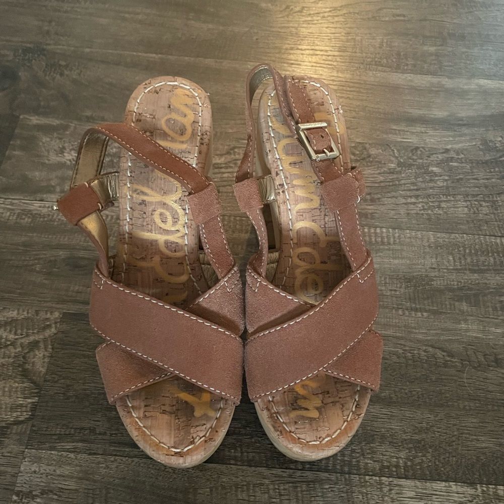 Sam Edelman chunky sandals - suede size 7.5